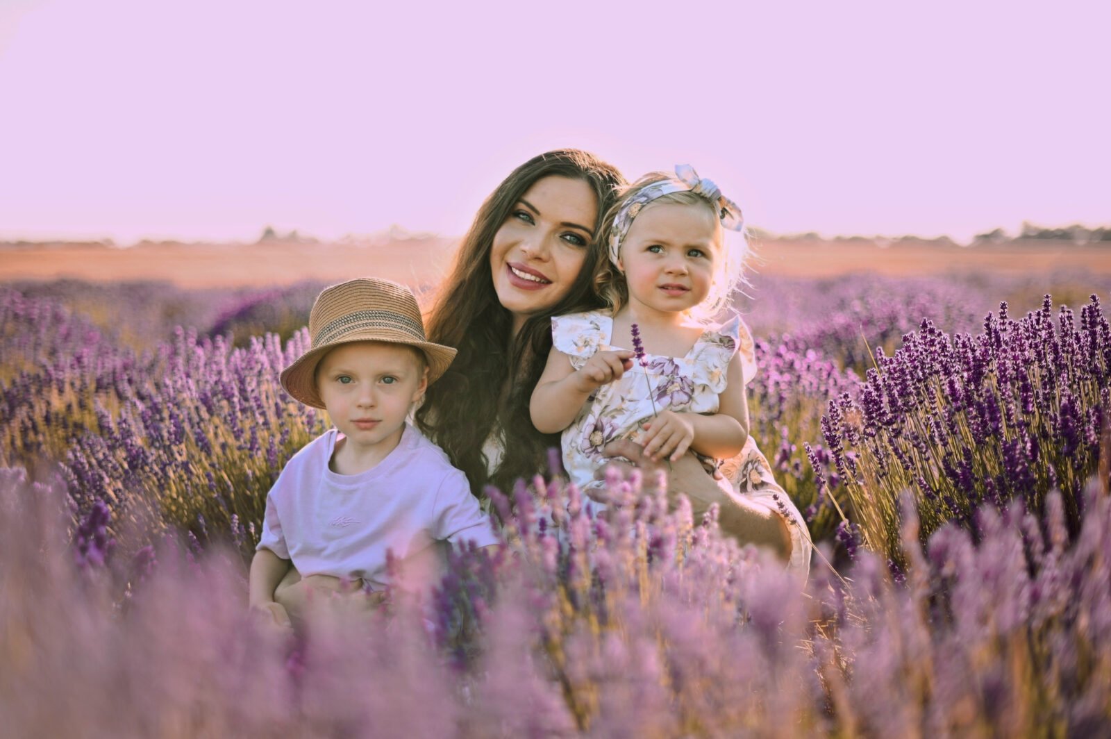 rodinné a detské fotenie, fotenie v levanduli v Bratislave