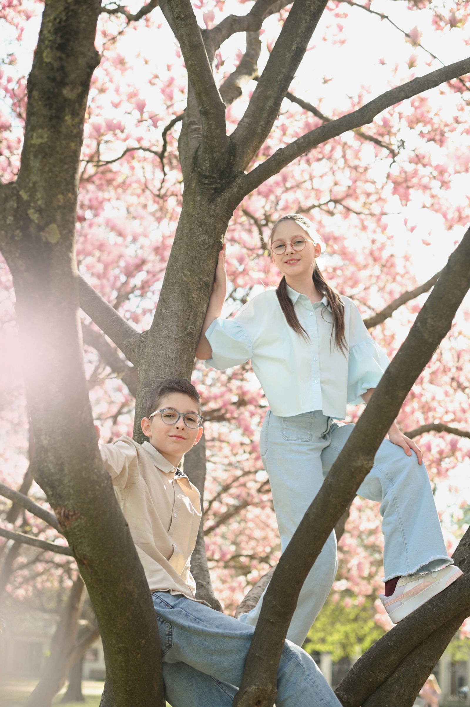 rodinné a detské fotenie, fotenie pri Magnólii v Bratislave