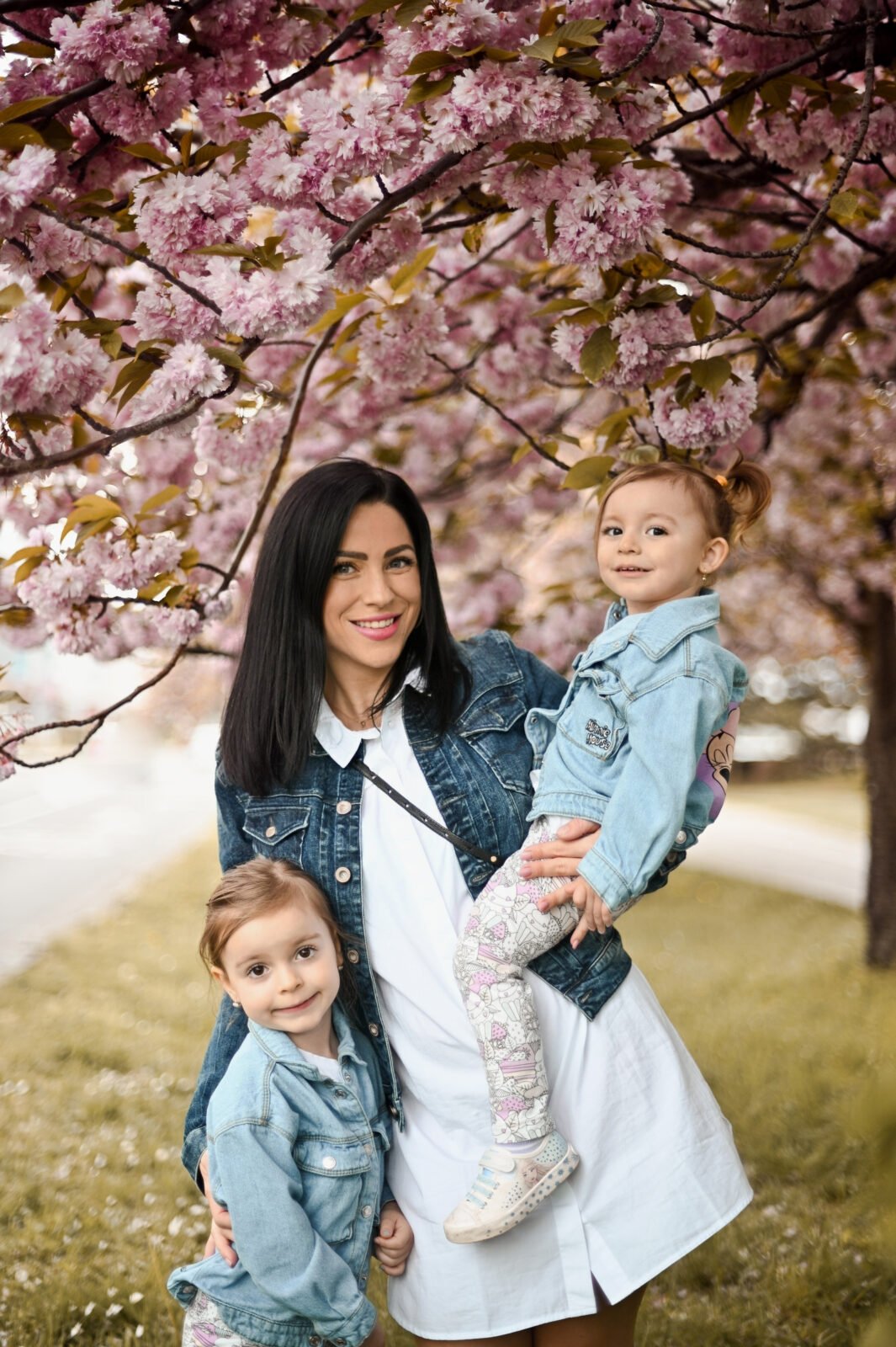 rodinné a detské fotenie, fotenie v čerešni, v Sakure v Bratislave