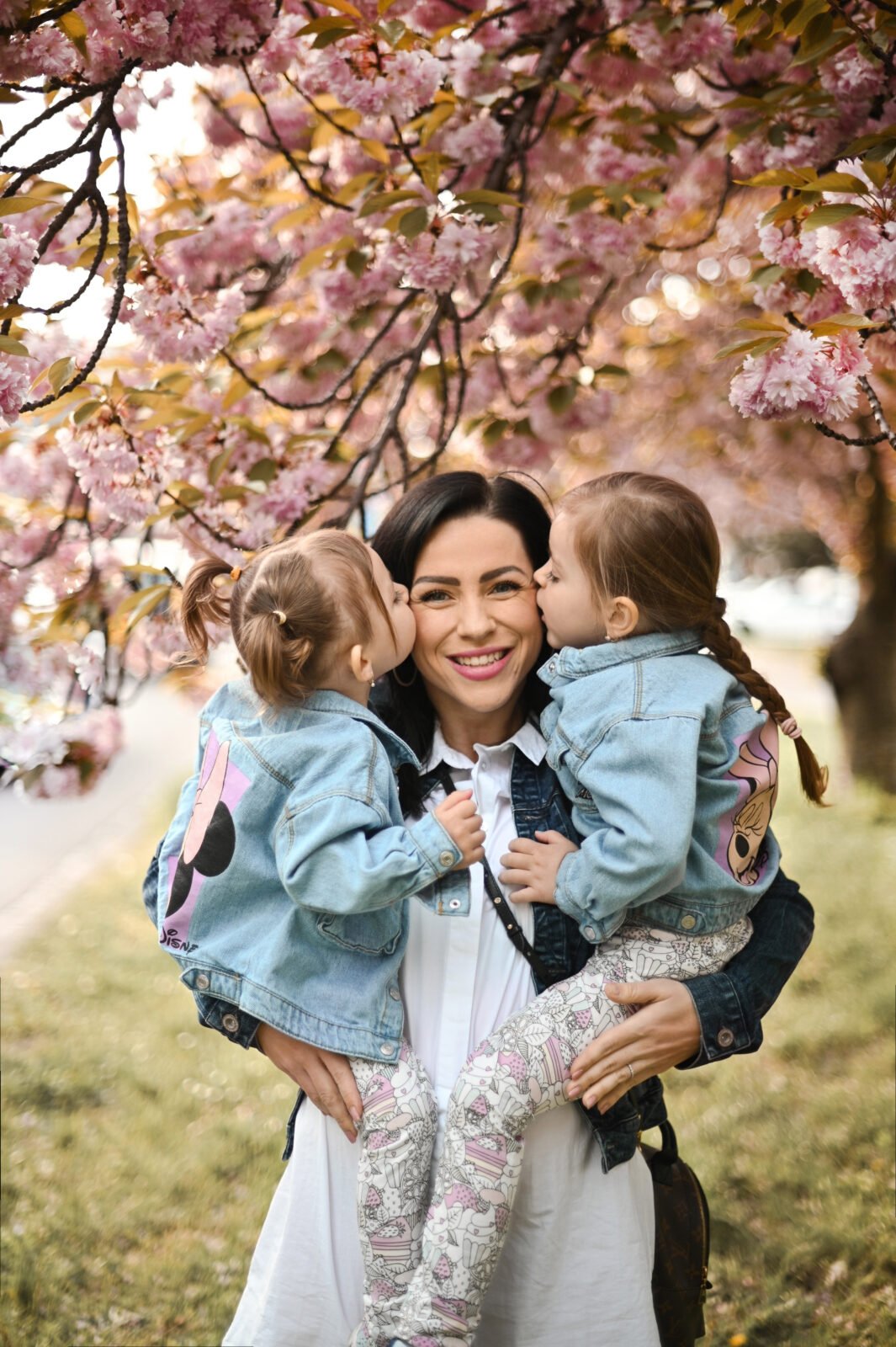 rodinné a detské fotenie, fotenie v čerešni, v Sakure v Bratislave